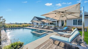 Et oppvarmet basseng