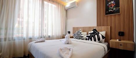 1 slaapkamer, een kluis op de kamer, gratis wifi