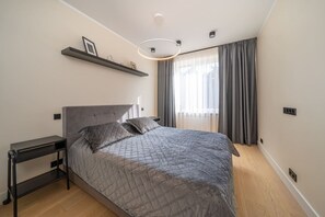 1 bedroom, desk, iron/ironing board, WiFi - Beach and forest front apartment in Dzintari (Jūrmala)