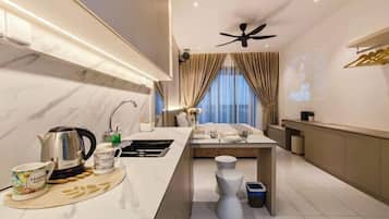 Een strijkplank/strijkijzer