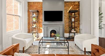 Lux 4BR Retreat w Hot Tub and Patio Near OTR / DT