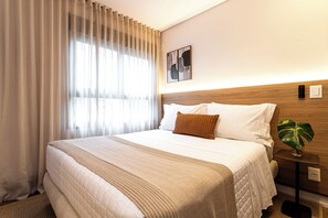 Comfort Apartment | Free WiFi, bed sheets - Hege Jardins by Viva - Residencial sofisticado em excelente localização com café da manhã (São Paulo)
