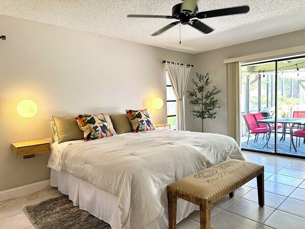 1 chambre, fer et planche à repasser, Wi-Fi, literie fournie