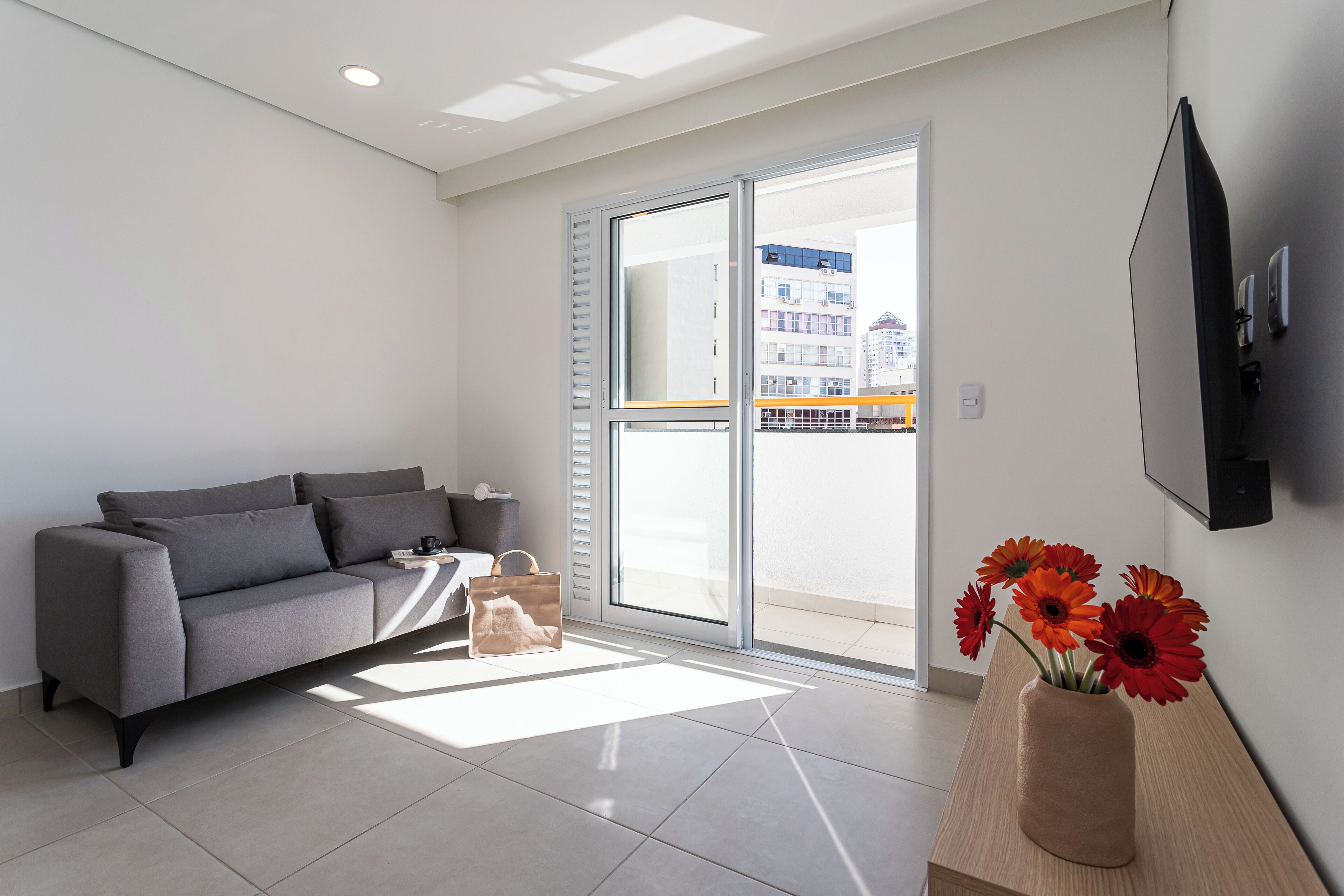 En 40-tommers smart-TV med digitale kanaler