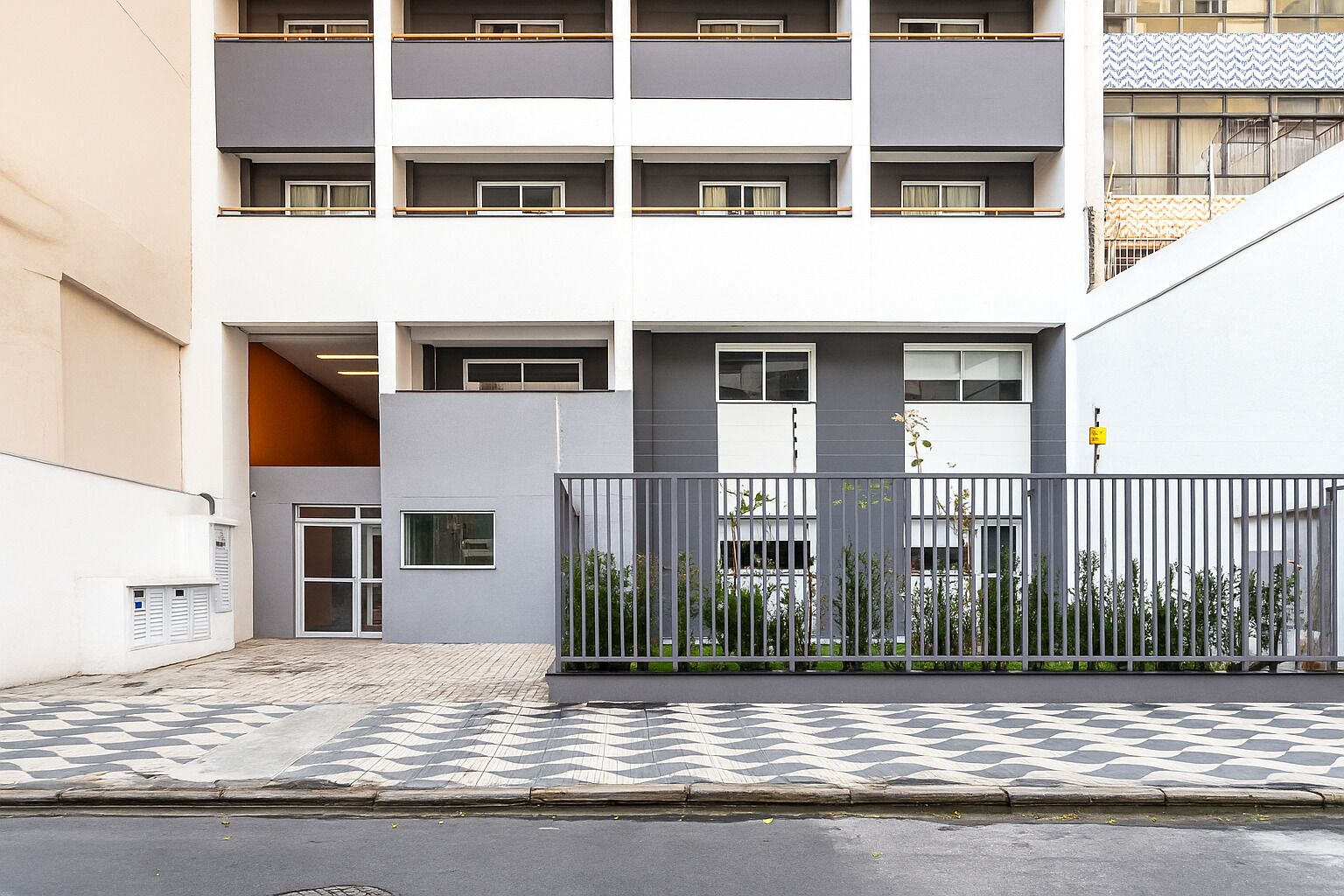 Fassade der Unterkunft