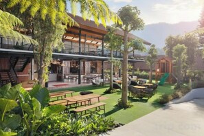 Outdoor dining - Dusun Bedugul Asri (Bali)