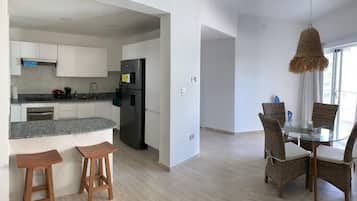 Appartement, balcon, vue jardin | Coin séjour