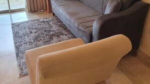 Living area - Goldcity 5 Stars Resort Flat sea View and Aquapark (Alanya)