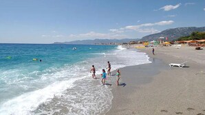 Beach - Goldcity 5 Stars Resort Flat sea View and Aquapark (Alanya)