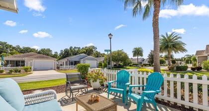 Sunnyside Escape in The Villages | Golfcart | BBQ