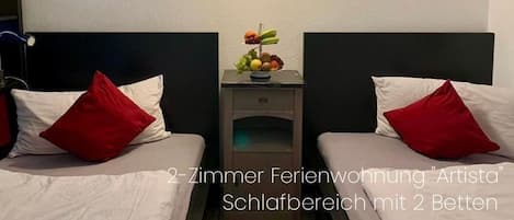 2 habitaciones, wifi y ropa de cama