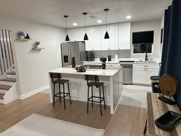 Microwave, oven, stovetop, dishwasher - Newly renovated 3-bedroom house in trendy NW Oklahoma City (Oklahoma City)