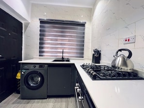 Economy-Apartment, Balkon, Stadtblick | Eigene Küche | Kühlschrank, Mikrowelle, Ofen, Herdplatte