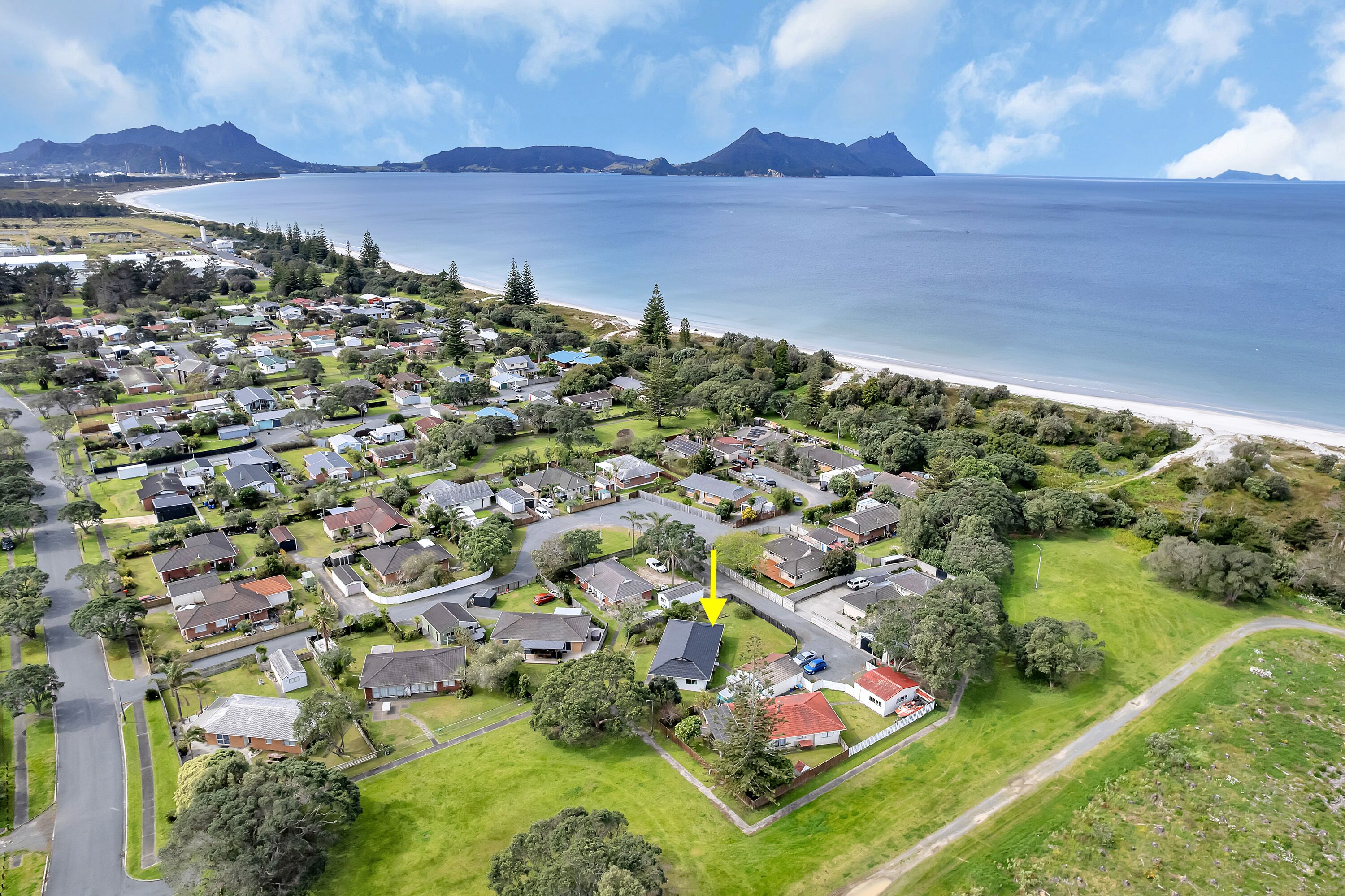 منظر من الجو على ارتفاع عالٍ