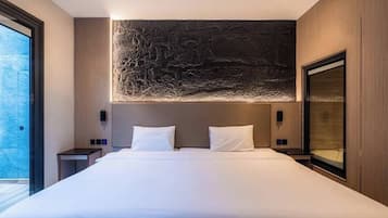 Chambre Deluxe, balcon, vue piscine