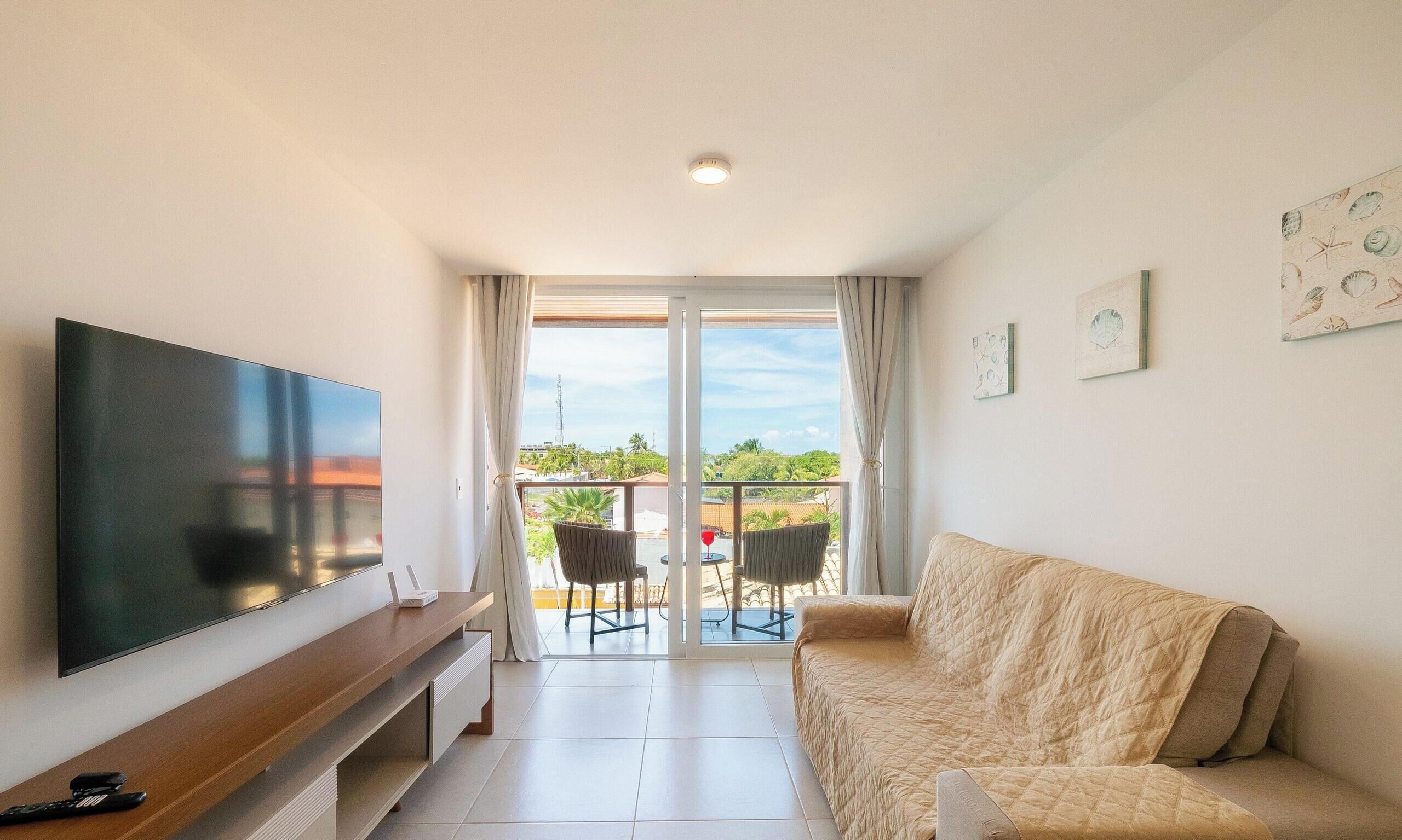 Departamento básico | Área de sala de estar | Smart TV de 32 cm con canales digitales 