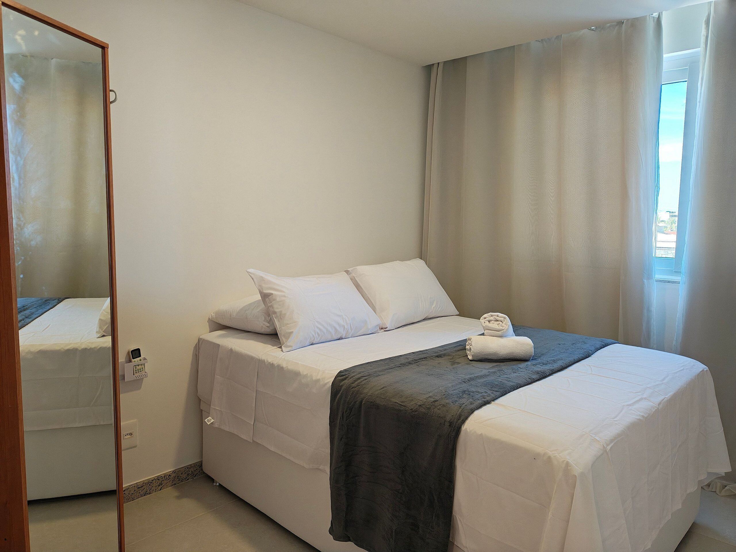 Apartemen Basic | 2 kamar tidur dan Wi-Fi gratis