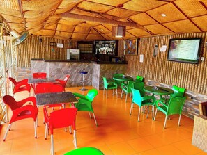 Poolside bar