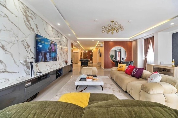 Economy Apartment, Balcony, City View | Living area