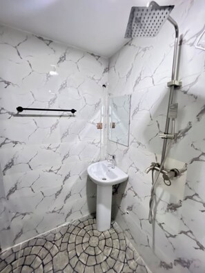 Economy Apartment, Balcony, City View | Bathroom - Primo Apartment (Gombe)