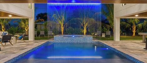 Una piscina climatizada