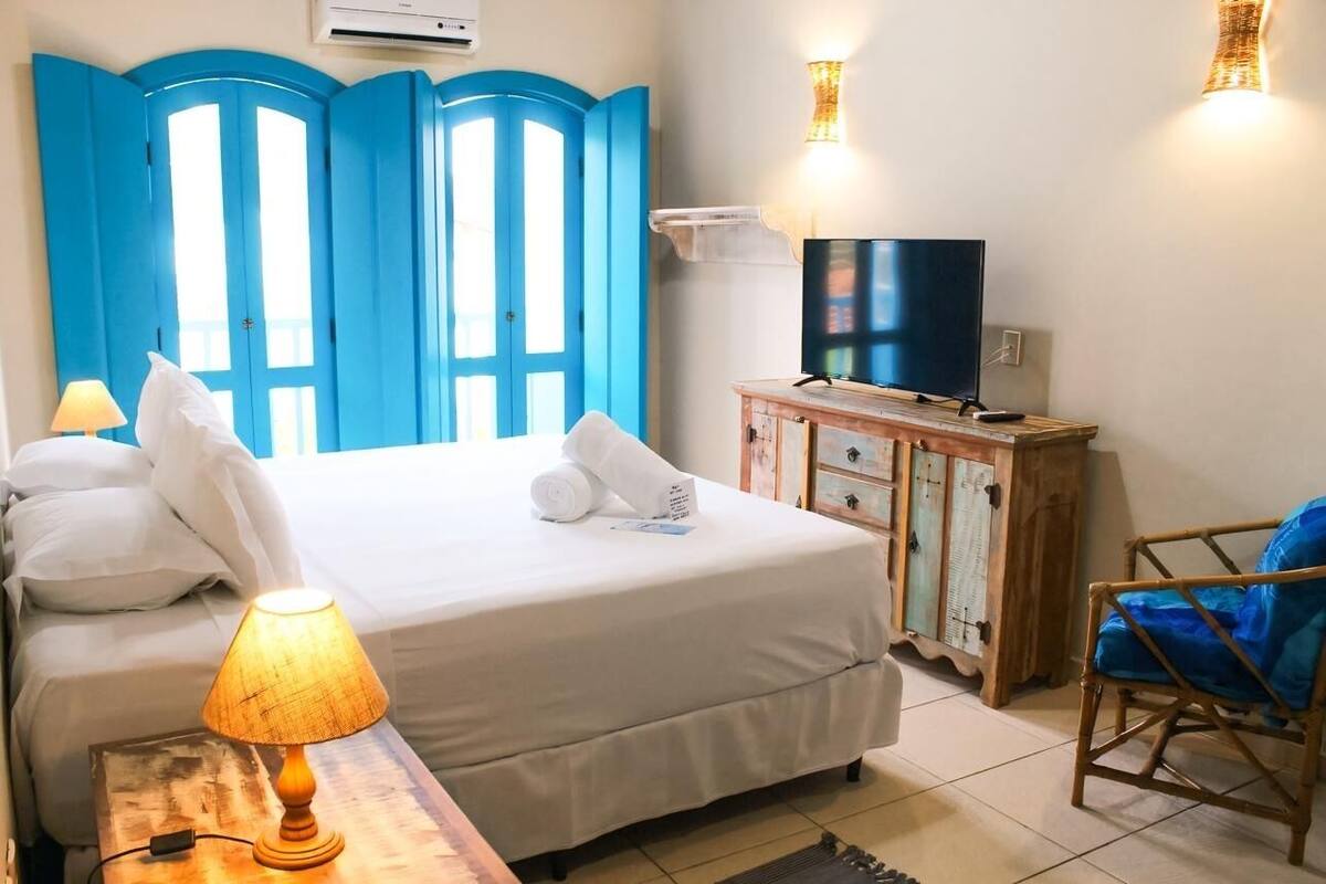 Appartement, 1 slaapkamer (Eça de Queiroz) | Een minibar, verduisterende gordijnen, gratis wifi, beddengoed