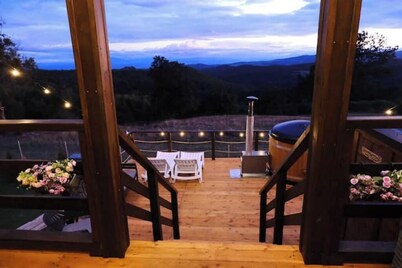 Hot tub & sauna villa 2BR at Panorama Orbeti