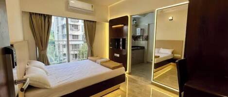 1 soveværelse, internetforbindelse