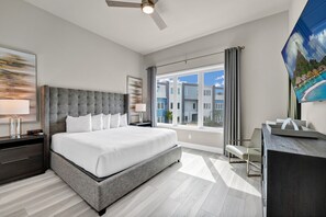 5 bedrooms, in-room safe, iron/ironing board, travel crib