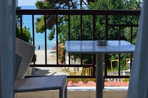 Superior appartement, uitzicht op zee | Terras
