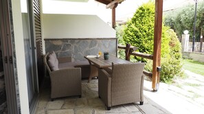 Appartement, uitzicht op tuin | Terras