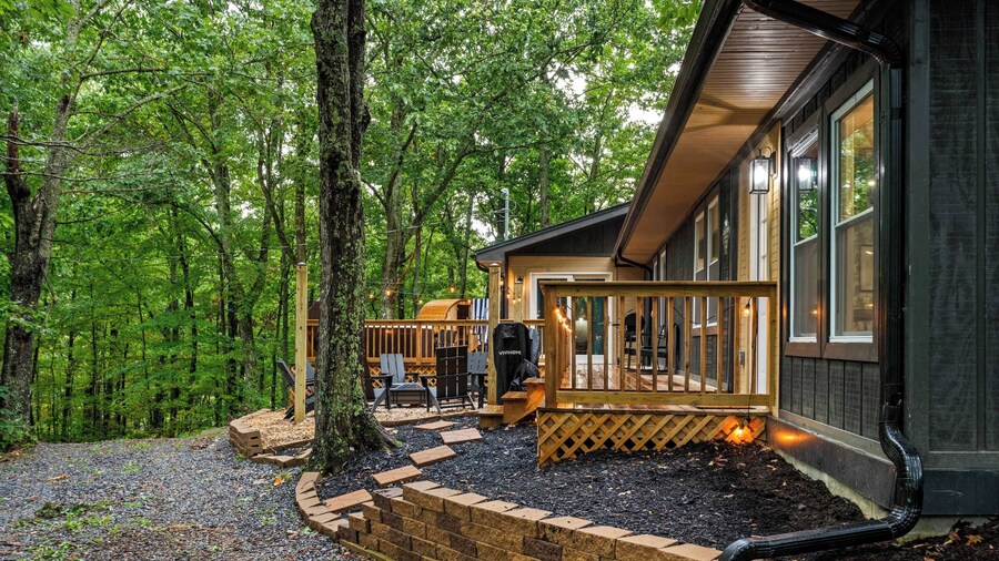 Lodge-style Home Near Gatlinburg w/ Theater, Hot Tub & Game Room Evergreen Escape by Avantstay