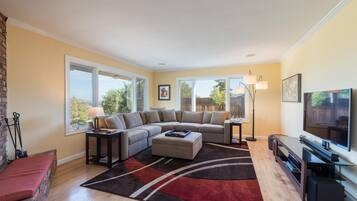 Smart TV, DVD player, video library