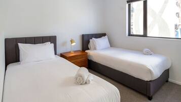 2 bedrooms, iron/ironing board, travel crib, WiFi