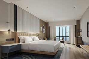 Standard-huone, 1 suuri parisänky ja vuodesohva, kaupunkinäköala