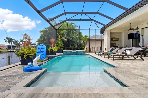 Piscine chauffée