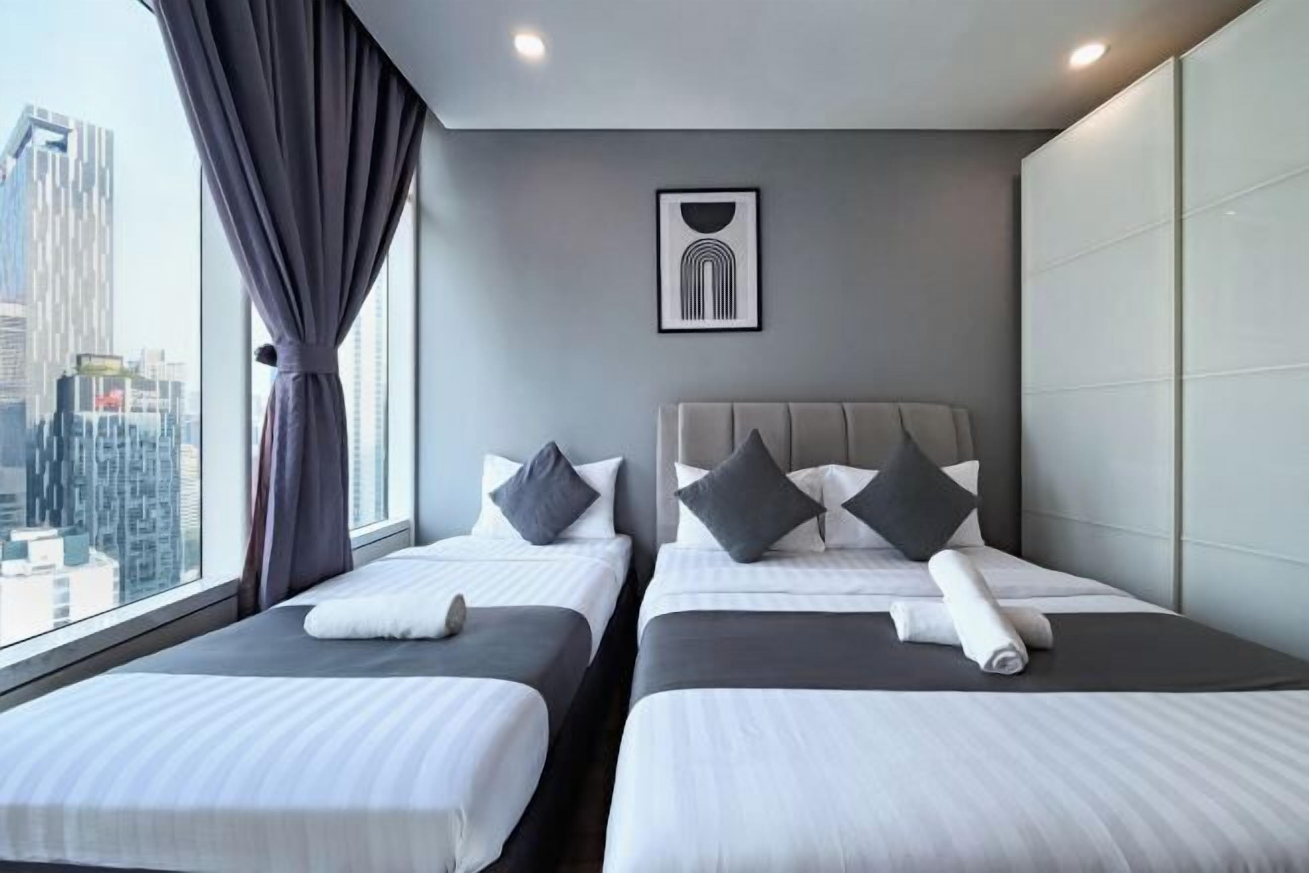 Chambres insonorisées, lits bébé