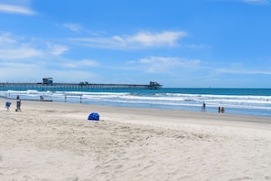 Vlak bij het strand