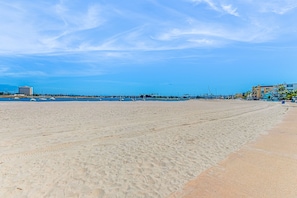 On the beach