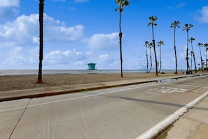 On the beach