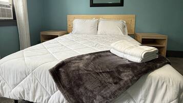 1 間睡房、熨斗/熨衫板、Wi-Fi、床單