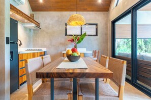Dining - Tropical Hideaway near the sea, mountain views, salt water pool (Ojochal)
