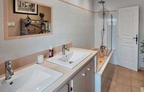 Shower, hair dryer