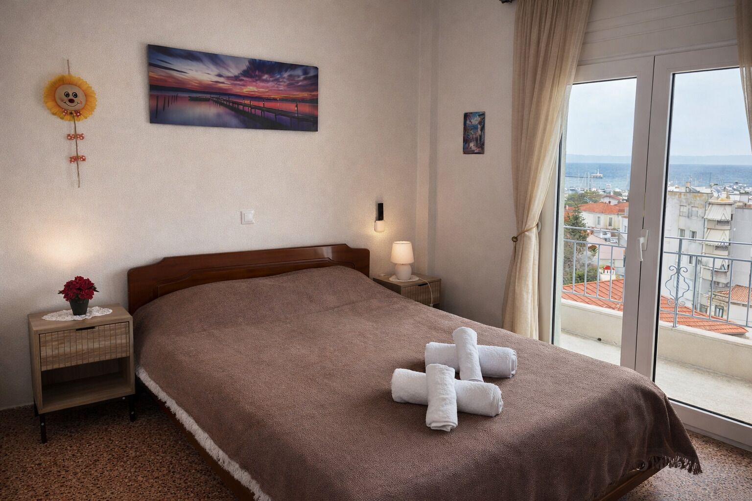 1 bedroom, iron/ironing board, Internet, bed sheets