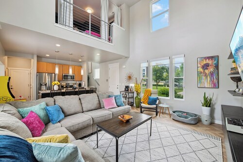 Holiday Headquarters! Bright & Open, Fireplace, Garage, Near Shops & Trails!