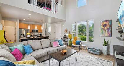 Eco-Chic Loft Townhome! Bright, Open Living, Shops, Trails & Garage!