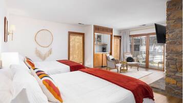 2 bedrooms, internet, bed sheets