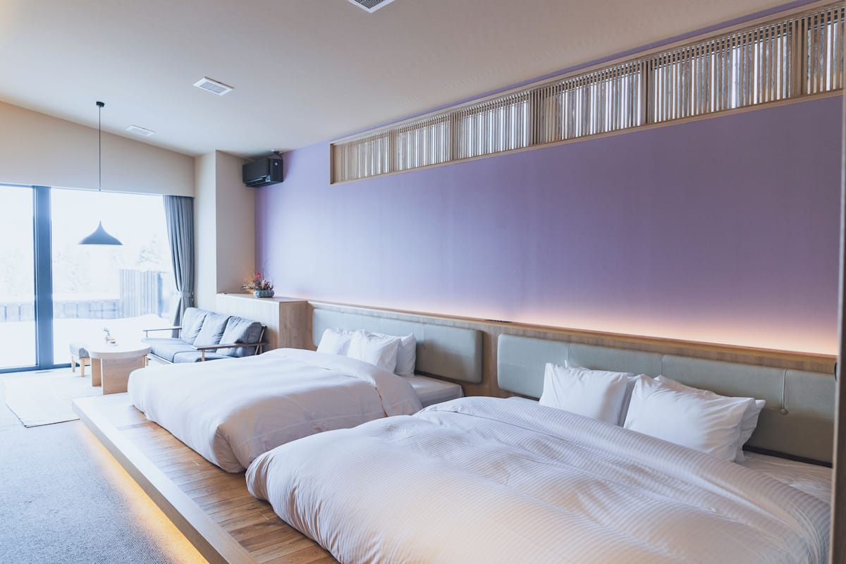 Suite, non-fumeur, salle de bain privée (Hot spring suite) | Coffre-fort, fer et planche à repasser, accÚs au Wi-Fi (inclus)