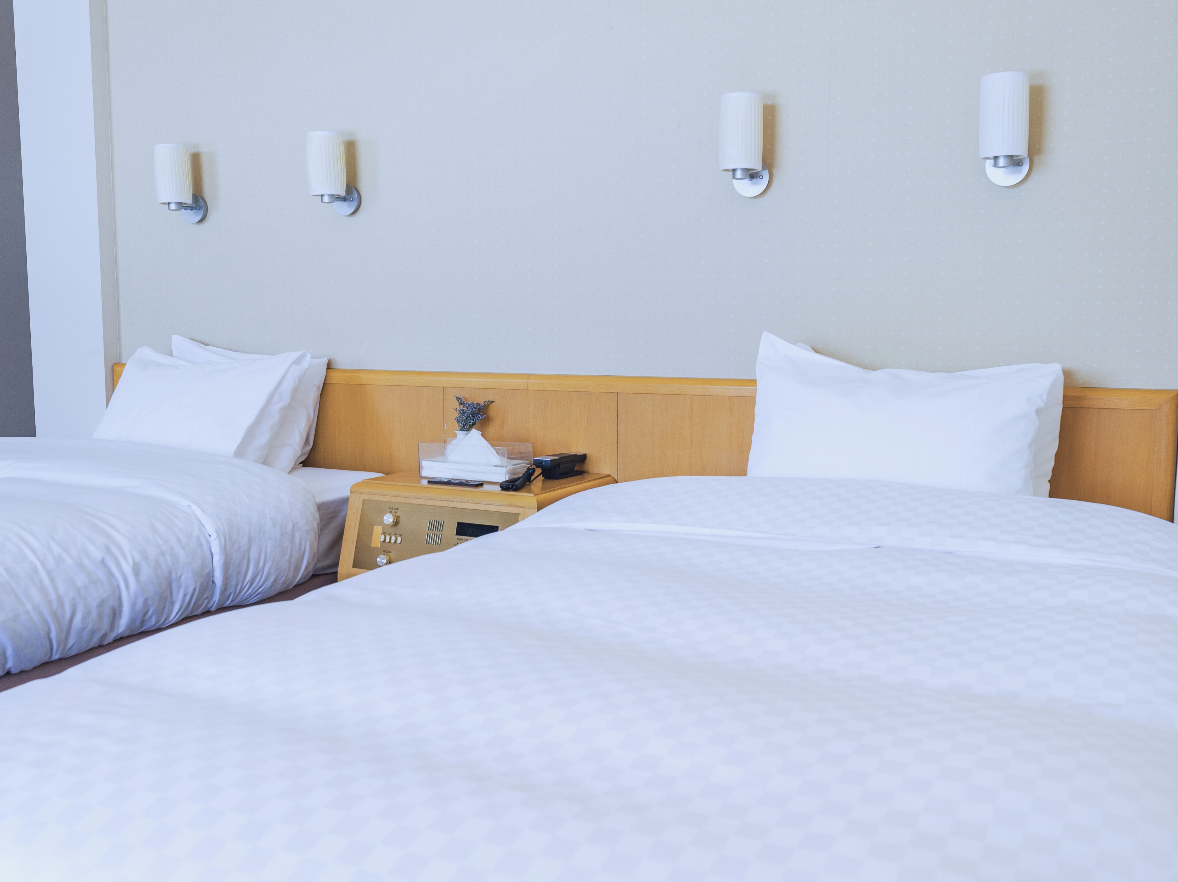 Habitación superior con 2 camas individuales | Caja de seguridad en la habitación y tabla de planchar con plancha 