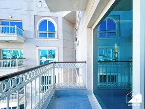 Apartment (0 Bedroom) | Interior - Relaxing ST Getaway Balcony, Pool & Gym Access (Dubai)